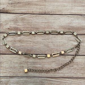 Sale 3 for $15 BCBG Silver Chain Link Belt